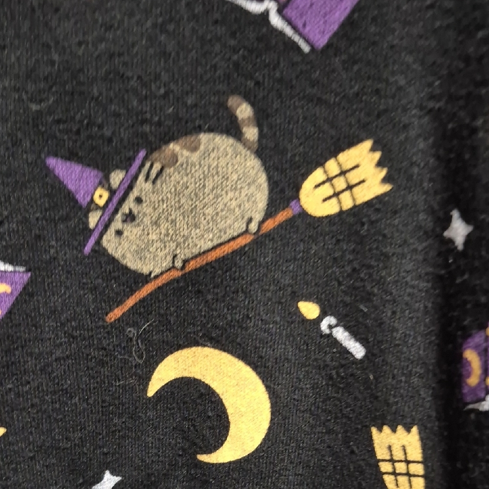Pusheen Black Hoodie with Yellow and Purple Accents - Picture 6 of 9